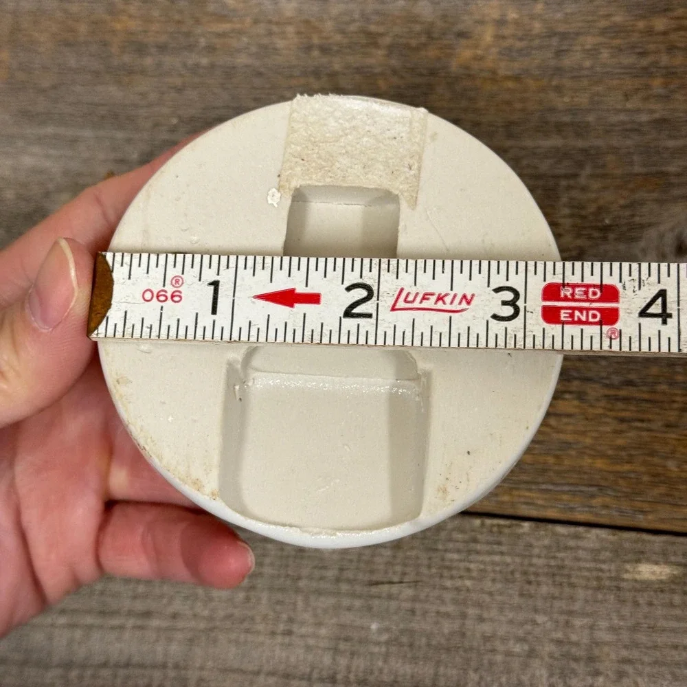 Vintage white ceramic porcelain thick bathroom towel hook